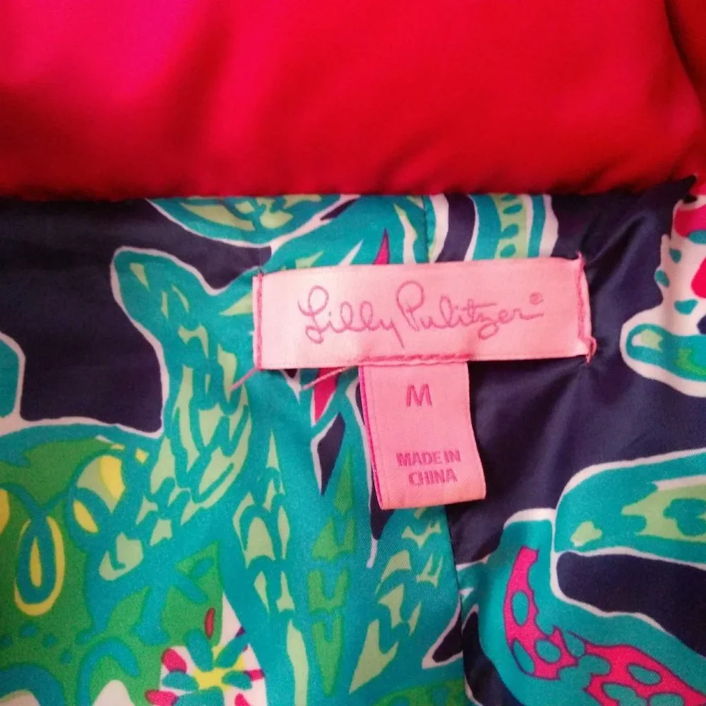 Lilly Pulitzer Syd puffer vest medium